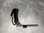 Vintage L bracket for camera flash with grip