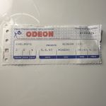 Scream 1997 Ticket Stub ODEON Cinema Vintage 1997 Retro Horror Movie Theater UK