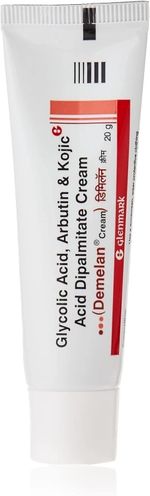 Demelan Cream Glycolic Acid Arbutin Kojic Acid for Hyper Pigmentation : 20 Gram