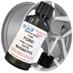Satin Magnatite Alloy Wheel Touch Up Paint Kit Brush Ford Curbing Fiesta Focus