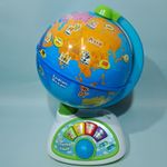 LeapFrog LeapGlobe Light-Up and Touch Interactive Electronic Globe for Kids,