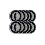 Pack of 10 6205 2RS 62052RS Rubber Sealed WM1/MSB Brand Bearing 25x52x15mm