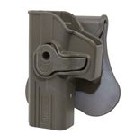 Amomax Retention Left Handed Holster G-Series 17/22/31 Dark Earth