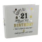Signography 21st Birthday Gift Photo Album - 6x4 Photo Album - Great Gift Idea