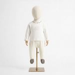 Baby Unisex Burberry White Romper Bodysuit One Piece Footed Sleepsuit 3M / 62cm
