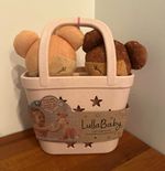 Maison Battat LullaBaby Bath Time Doll Playset with Basket, 3-Piece, Age 2+