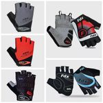 Men Cycling Gloves Bike Half Finger Bicycle Padded Fingerless clearance sale