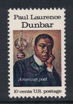 Scott 1554- Paul Laurence Dunbar, American Poet- MNH 10c 1975- unused mint stamp