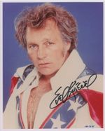 EVEL KNIEVEL Signed Photograph - Motorcycle Stunt Man - 7"x5" reprint