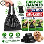 150 Dog Poo Bags Tie Handles 6 Rolls Strong Leak Proof Fragranced Pocket Pack