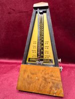 Vintage Wittner Maelzel Metronome - Made in West Germany - Pyramid Wood Case