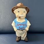 Gardener With Spade & Pipe Branded Mr Fothergill’s Seeds RARE Advertising