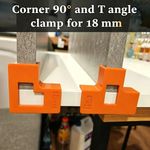 90-Degree Corner Clamp - Shelf Brackets for 18mm Laminated Boards - Sturdy