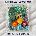 Artificial Flowers Mixed Colour Floral Craft Set for Resin Art DIY Decorations