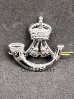 King’s Crown Rifles Regiment Cap Badge British Army Beret Metal Pin Cap Badge