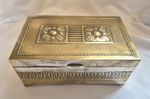 Art Deco Hammered Brass WMF Cigar Box No 48