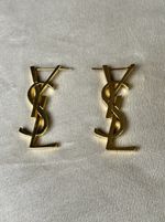 YSL GOLD STATEMENT EARRING 
