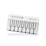 Kids White Pocket Piano Electronic Keyboard Toy LED Light Music Beginner 3+