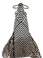 Karen Millen Maxi Dress UK12 in Tan RRP £169