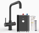 UKB BWT028MB Black 3-in-1 Instant Boiling Hot Water Tap with Tank and Filter