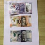 Collection Of Clydesdale Polymer Bank Notes ,£20, £10 And £5 Notes