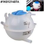 COOLANT EXPANSION HEADER TANK BOTTLE W/ CAP 1K0121407A FOR VW AUDI SEAT SKODA