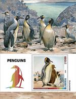 PENGUINS Birds Seabirds Penguin Bird MNH 1v-Stamp Sheet #2406 (2024 Liberia)