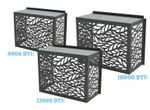 Luxury Decorative Outdoor AC Unit Security Cover – Black | 2026 Design | 3 sizes