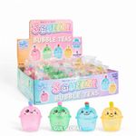 New Bubble Tea Squishy Stress Fidget Toy Glitter Gel Sugar Filling Random Colour
