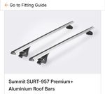 SUMMIT SURT-957 PREMIUM+ ALUMINIUM ROOF BARS