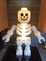 Giant Lego Inspired Skeleton 32" Tall 81cm