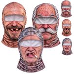 3D Funny Face Ski Mask Balaclava Motorcycle Cycling Outdoor Winter Face Cover