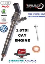 VW Caddy 1.6 TDI 2010-2015 Siemens Diesel Injector A2C9626040080 03L130277B