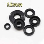 Oil Seal Metric Size Rotary Shaft Seal Lip Seal Nitrile Shaft (pack of 10) 15mm