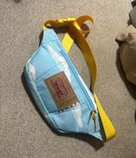 Levi's The Simpsons Blue Bumbag with Yellow Strap, Zip Compartments