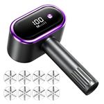 Handheld Dual Head Lint Shaver 130ml Detachable Lint Container 5 Speed Modes