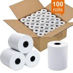 100 Rolls 57x40 Thermal Rolls Cash Credit Card Machine Receipt Paper Till Roll