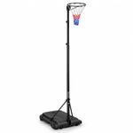 NEW! Home Garden Full Size Pro Netball Post Pole With Hoop Net Set