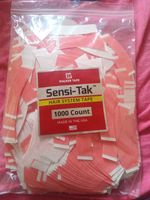 Walker Tape Sensi-Tak Red Contour Hair Bulk 1000 Count bag (C Contour shape) 