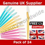 24Pcs Face Eyebrow Shaver Painless Portable Dermaplaning Facial Razor Trimmer UK