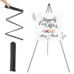 Easel Stand for Wedding Sign & Poster Collapsible Portable Easel Tripod Display