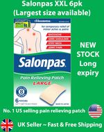 Salonpas XXL 6pk (Largest Size Available) - 14.4 x 9.2cm