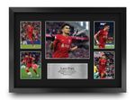 Luis Diaz Signed Liverpool A3 Pre Printed Autograph Photo Memorabilia Gift