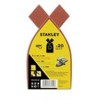 20 x Stanley Black & Decker 40/80/120/240g Multi Sander Sanding Sheets KA270LDK
