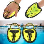 Swimming Diving Hand Fins Paddles Webbed Swim Training Hand Fin Equipment New UK