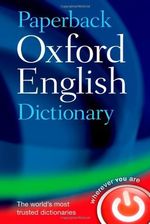 Paperback Oxford English Dictionary By Oxford Dictionaries