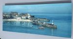 Large Panoramic St Ives Harbour Cornwall Coastal Photograph Canvas Picture