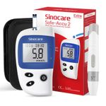 sinocare Diabetes Test Kit, Blood Glucose Monitor, Safe-Accu2 Sugar... 