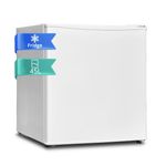 Smad 45 Litre Table Top Drinks Fridge Ice Box - Reversible Door Home Hotel White