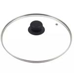 Glass Lid for Frying Pan, Pots, Skillet, Transparent Cookware Glass Lid  14-32CM